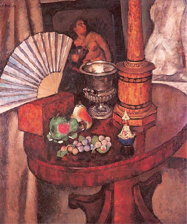 Still-Life with a Fan, Mashkov, Ilya